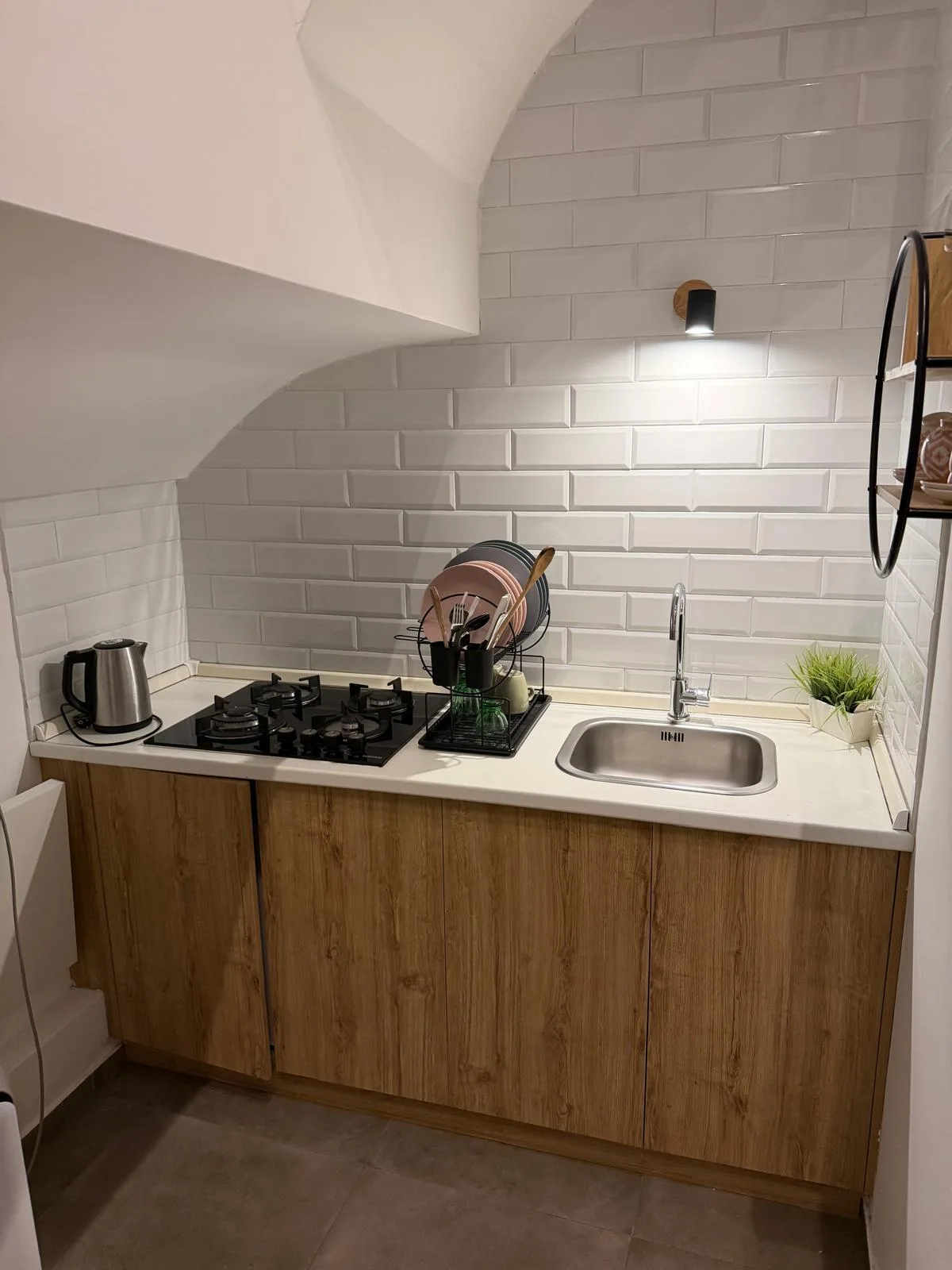 Camera Quadrupla — cucina privata